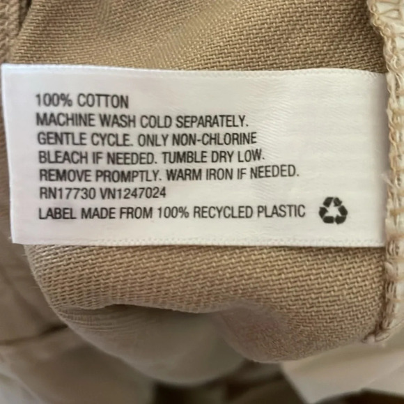 Sandy Liang For Target Womens Cargo Pants Size 14 Mid Rise Straight Leg - Picture 10 of 12